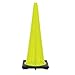 Traffic Cone, 10 lb., Lime Cone Color