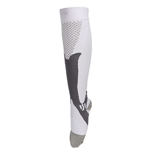 Meias de Compressão Absorventes de Suor 2 Peças Meias de Compressão Antiderrapantes para Uso Médico