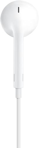 Miniatura 4 de Apple Auriculares EarPods con enchufe USB-C, auriculares con cable con control remoto integrado para controlar la música, llamadas telefónicas y