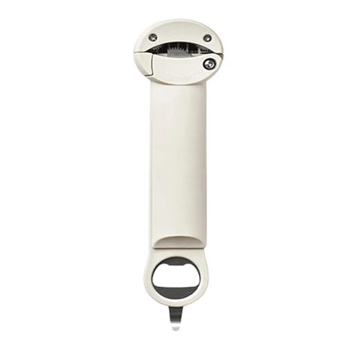 FPHADO , Abridor de botellas retráctil multifuncional, ajustable, multifuncional, de acero inoxidable, color blanco