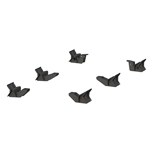 Image of ARIES 3025170 ActionTrac Mounting Brackets Textured Black Powder Coat ActionTrac Mounting Brackets
