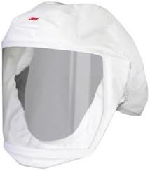 3M Medium/Large Polypropylene S-Series Versaflo White Headcover With Integrated Head Suspension (For Use With Certain 3M Powered Air Purifying And Supplied Air Respirator Systems) 5/EA