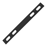 Laufrost Verbinder für Dachtritte – Universelles Verbindungselement für Dachtritte und Laufroste aus verzinktem Stahl in RAL 9005 (Schwarz), ideal zum Verbinden von Dachtritten und Steigtritten