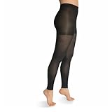 EvoNation Women’s 16-25 mmHg Graduated Compression Microfiber Opaque Footless Tights – Moderate Pressure Compression Garment