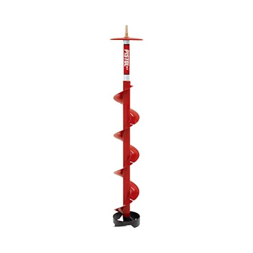 Eskimo 35400 Pistol Bit 6" Drill Adaptive Ice Auger Weighs Only 3.2 Pounds, Redrills Old Holes Easily Extremely Fast Cutting