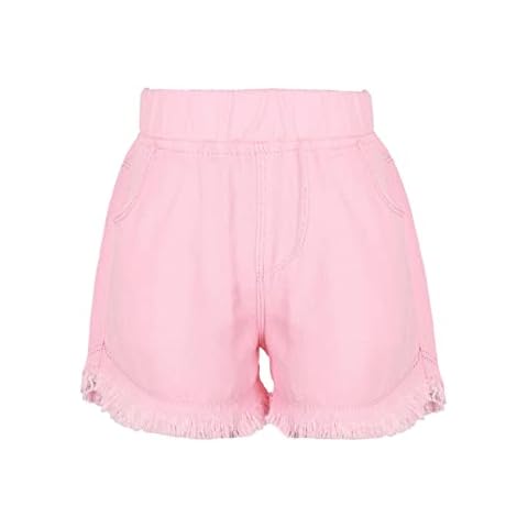 CHICTRY Girl's Pink Denim Shorts with Pockets Cover