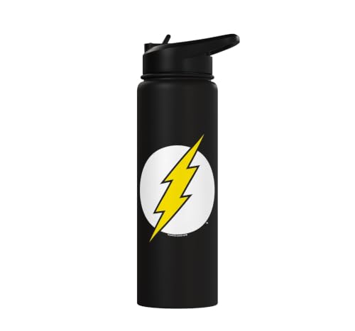 Image of The Flash Logo Stainless Steel Insulated Water Bottle