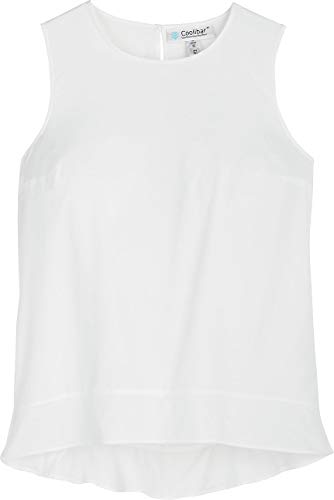 Coolibar Upf 50+ Women's St. Tropez Swing Tank Top - Sun Protective (2X- White) #TOP1