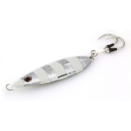 Jig de pêche à l'automne plat SHIMANO zèbre pour vos sorties en bateau
