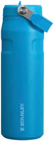 STANLEY Ice Flow TM Aerolight TM Flip Straw 2.0 Pipetli Termos Su Şişesi 0.7 Litre - Mavi (Azure) | Paslanmaz Çelik — Amazon ürün görseli