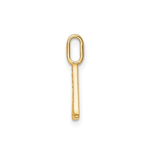 Pendentif initiale or jaune 14 carats et diamant cadeau anniversaire