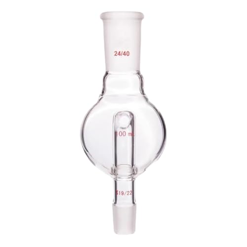 Rotary Evaporators Borosilicate Glass with Standard Taper Outer Upper Joint 24/40 Inner Lower Joint Bump Trap 19/22 100ml
