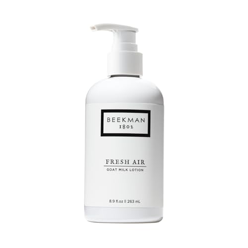 Beekman 1802 Goat Milk Body Lotion, Fresh Air - Scented - 8.9 oz - Hydrating & Moisturizing with Shea Butter - for Sensitive Skin - Cruelty Free - Packaging May Vary - Pump Included, Ready for Use