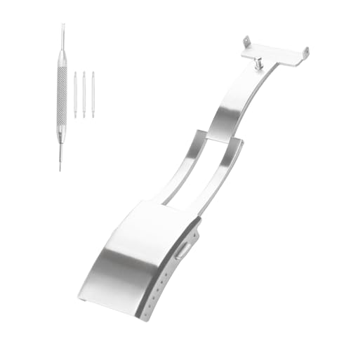 XIW Hebilla mental de 20 mm para Rolex Omega, correa de repuesto para hombre, correa de silicona para mujer