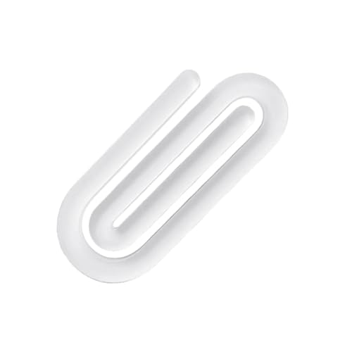 100Pcs Creative Shape Acrylic Paper Clips Set for Office School Craft Projects Supplies Bookmarks Fasteners Clips Document Folde