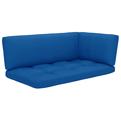 MUSEVANE 4-TLG. Paletten-Lounge-Set & Kissen Schwarz Kiefer Imprägniert – Bild 5