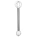Frusta a mano in acciaio inox, pestello per miso per zuppe, frusta in acciaio inox, frullatore giapponese per uso alimentare, per pastelle di uova, salse, zuppe, mescolare, cucinare, cocktail, bar immagine