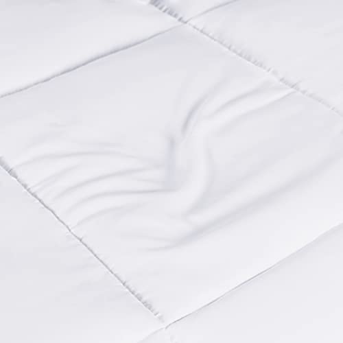 Superior Oversized All-Season Reversible Down Alternative Comforter, King, White #TOP6