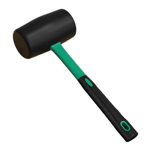 Multifunctional Elasticity Rubber Hammer Mallets for Home Renovation Lightweight Construction Tool with Wear Resistant Rubber Ha
