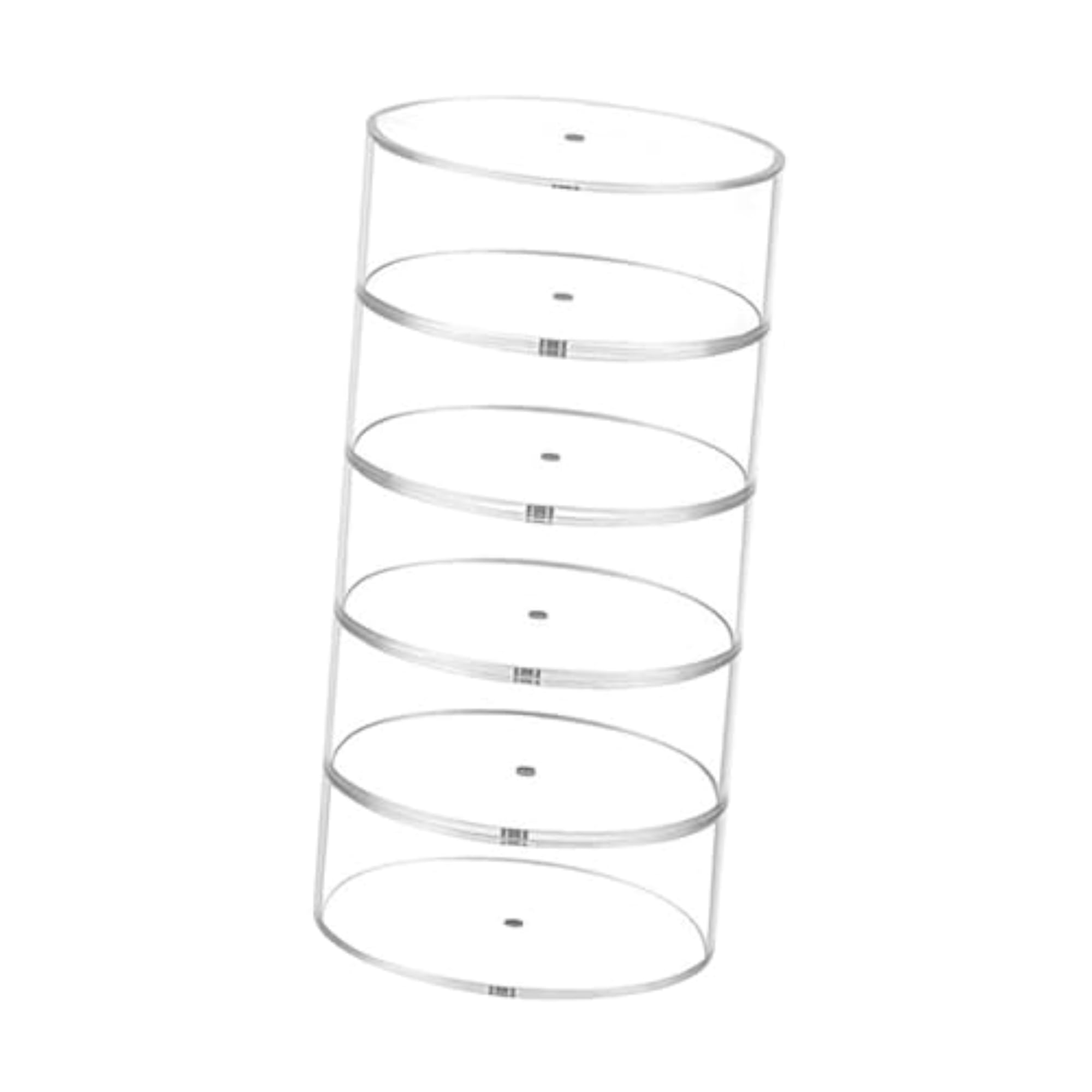 Watch Box with 5 Slots Cylindrical Dustproof Design