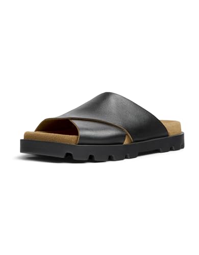 Camper Women's Brutus K201321 X-Strap Sandal, Black 016, 2 UK