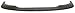 Evan-Fischer EVA20072022796 Bumper Trim Front Molding Textured black
