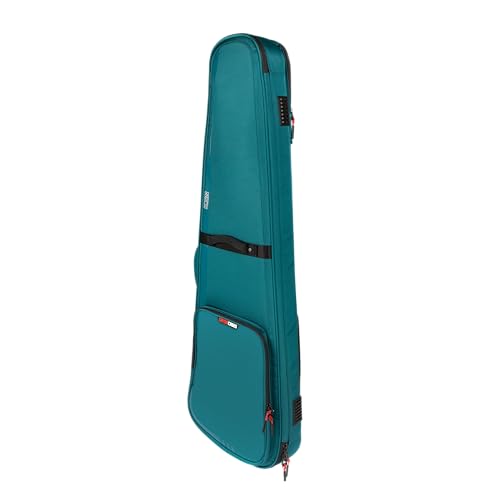 Image of Gator Cases ICON Series Premium Weather Resistant Gig Bag for Bass guitars with TSA Luggage Lock-Friendly Zipper Pulls; Blue(G-ICONBASS-BLU)