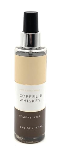 Bath and Body Works Coffee & Whiskey Men's Cologne Mist 5 Fluid Ounce Body Spray (2023 Limited Edition)