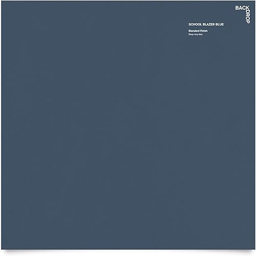 BACKDROP | Premium Interior Paint | Large Adhesive Paint Swatch | SCHOOL BLAZER BLUE - Deep Navy Blue | 12" x 12" Color Sample