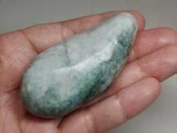 Amazon.co.jp: 白青緑 160g 翡翠 原石 ヒスイ 鉱物 鑑賞石