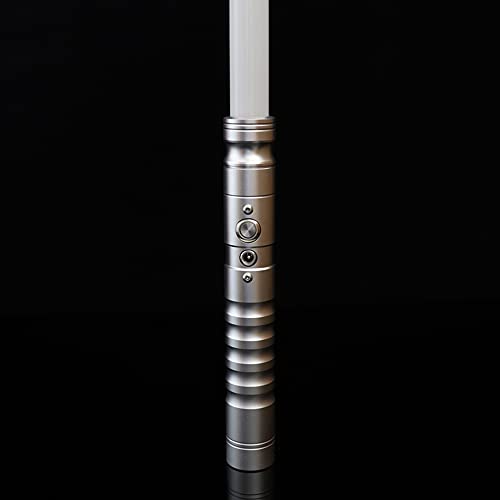 Lightsaber Rgb 7 Colors 2-in-1 Led Light Usb Rechargeable Metal Han Duelleren Geluid Licht Saber Cosplay Stage Props