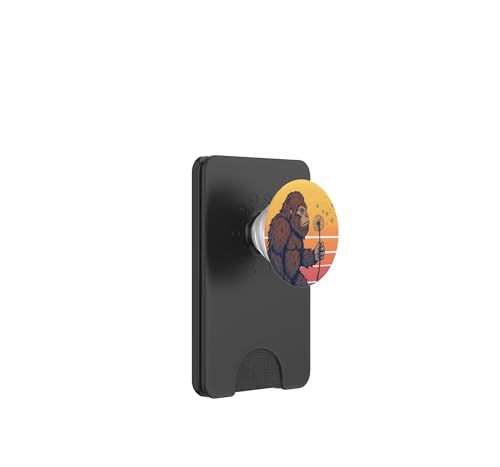 Tarjetero PopSockets PopWallet para MagSafe Bigfoot Soplando Diente de León