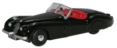 Jaguar XK 120 in black 1:76 diecast model from oxford diecast