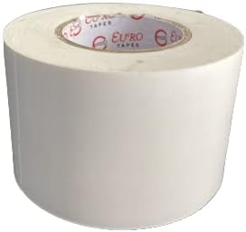 EURO PVC Self Adhesive Tape For Air Conditioner Copper Pipe Wrapping Tape AC Insulation Tape Water Prof Heavy Duty 20 Meters Length, 48MM Width Pack Of 1¦ (White)