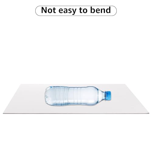 CYEER 20 Pack White Cardboard Sheets, A3 White Board 2000mic, 2 Side Cardboard Sheets for Crafts and DIY Projects, Poster Board Recycled Card Backing Board Model Making Presentation Board, 2mm - Image 4