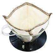 Coffeesock Reusable Coffee Filters - Kalita Wave 185 (2 Filters) - Organic Natural Cotton Coffee Filters Made In The Usa - Ultra-Durable 1 Year Filter Set - Eco-Friendly Compostable Cloth #TOP6
