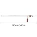 SV Hand-Built Warrior Spear Traditional Chinese Weapon Old Weapon Metal 56.3 inches, Suitable for Display or Collection