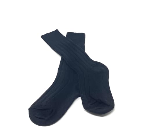 Scotch Tweed Calcetines tobilleros de cachemira para mujer, talla 4-7, color negro clásico, Negro, 4-7