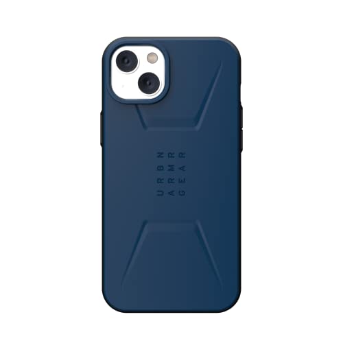 Housse UAG Civilian pour iPhone 14 Plus bleu antichoc compatible MagSafe