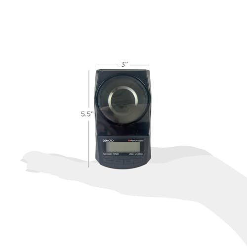 Báscula digital GemOro Platinum PCT251 para joyería 250ct miniatura 6