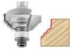 Amana Tool - MRS0304 Carbide Tipped Miniature Classical Ogee 1/8 Radius x 25/32 Dia x 3/8