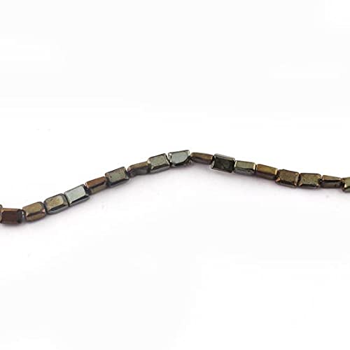 Évitez les bijoux ternes avec le spinelle noir doré rectangulaire LKBEADS