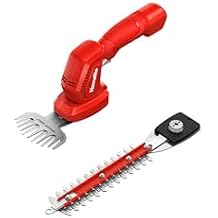 Homelite 12V Lithium Cordless Battery Grass Shear and Shrubber Trimmer with Internal 2.5 Ah Battery and Charger