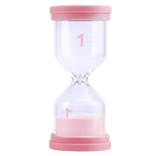 Clessidra a sabbia, timer a di clessidra, per bambini, timer per sabbia da 5 minuti, timer per uova per bambini, timer da 5 minuti, clessidra colorata, orologio con sabbia per scuola e