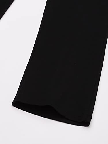 The Children's Place Girls Active Foldover Waist Pants, Black Single, Large Us #TOP2