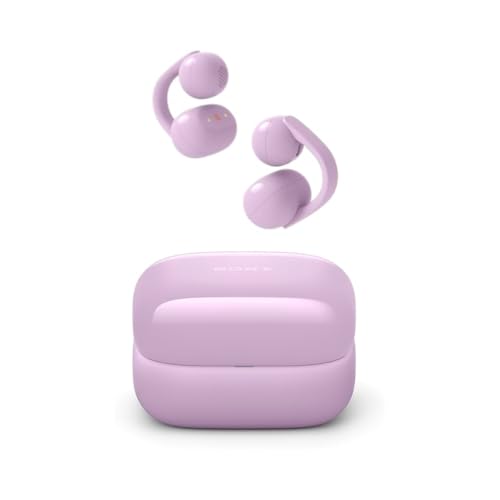 Image of Sony LinkBuds Clip Open-Ear Truly Wireless Earbuds, Comfortable & Secure Fit, Lightweight Clip-On Design, Touch Controls, Ambient Sound Awareness, Water Resistant, Up to 37 Hrs of Playback, Lavender | Comfortable & Secure Fit, Lightweight, Touch Controls, Ambient Sound Awareness, IPX4 Water Resistant, Up to 37 Hrs of Battery