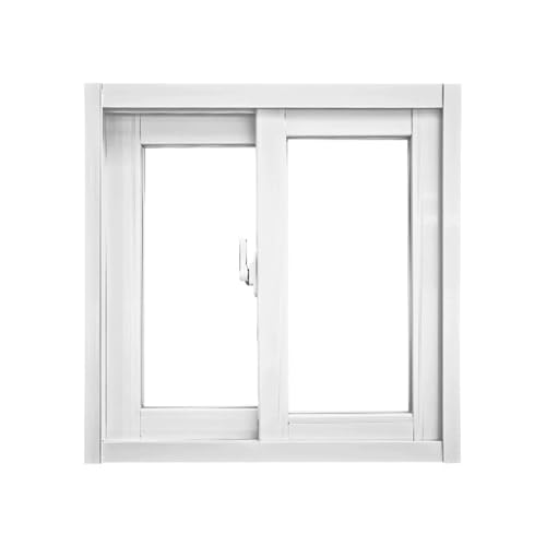 CYHTYM Finestra Scorrevole Finestre scorrevoli per la Ventilazione del seminterrato, finestre di Ricambio in Lega di Alluminio Orizzontali e Verticali(100x80cm/39.37x31.49(WxH))