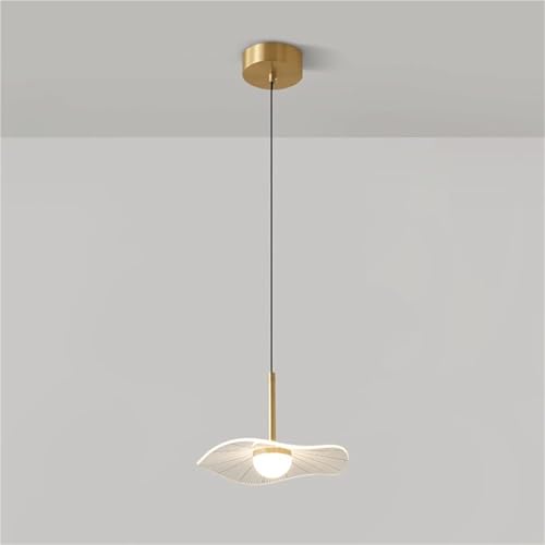 Lustre suspension nordique acrylique cuisine luminaire cuivre doré salon