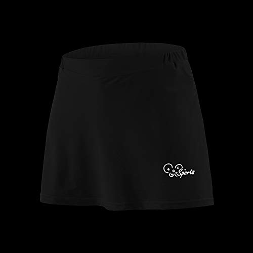 Shorts de ciclismo, Romacci Skort de ciclismo 2 em 1 feminino com calção de bicicleta de forro acolc