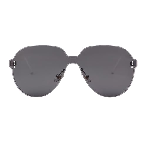 Lunettes de soleil vintage monobloc et grand modèle pour un look rétro chic - 2